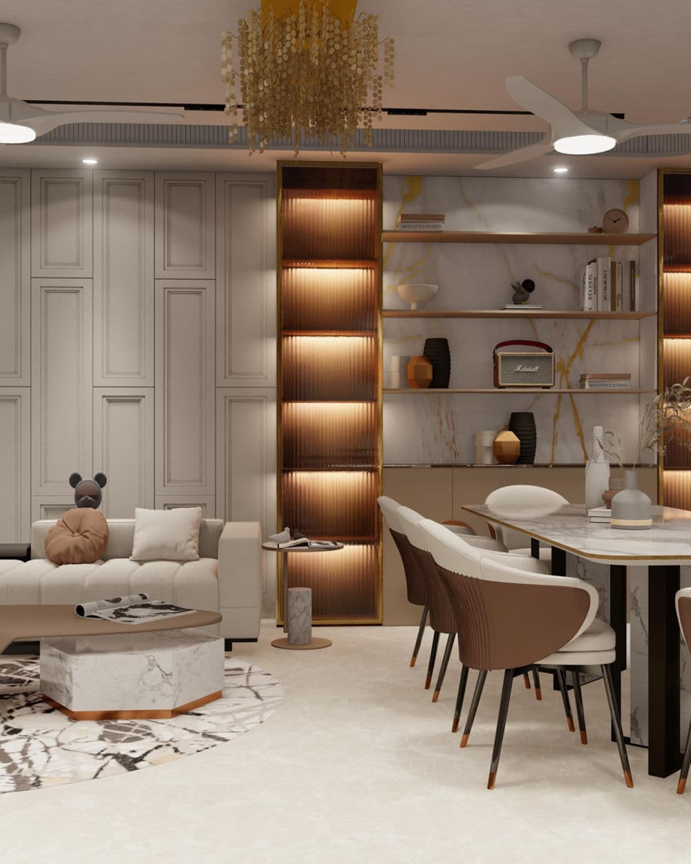 Luxury interior by On Fleek Living