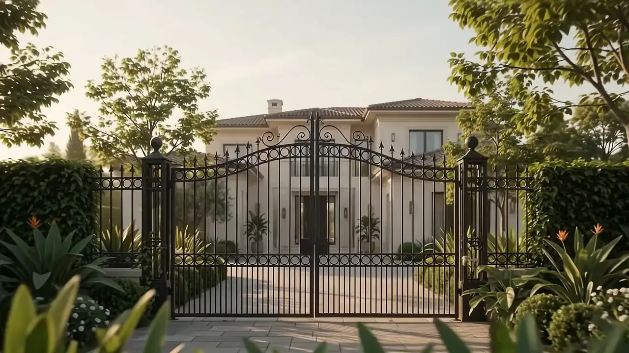 Villa entrance by On Fleek Living